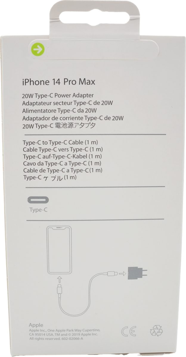 iPhone 14 Pro Max uyumlu 20W Type-C güç adaptörü ve Type-C kablo seti
