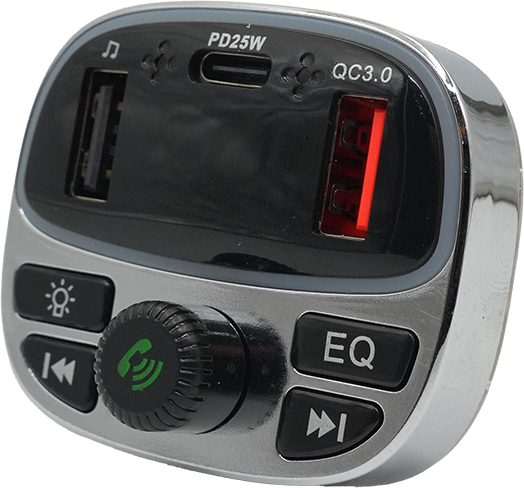 Rio Tech PD 25W QC3.0 FM Transmitter Çok Fonksiyonlu Araç Şarj Cihazı