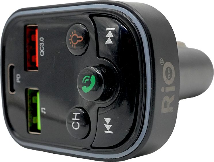 Hızlı Şarj ve Bluetooth Destekli Çok Fonksiyonlu Araç Şarj ve FM Verici