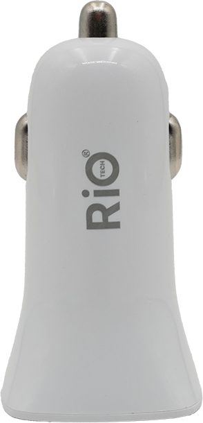 Rio Tech Çift USB Araç Şarj Cihazı 2.4A Hızlı Ve Güvenli Şarj