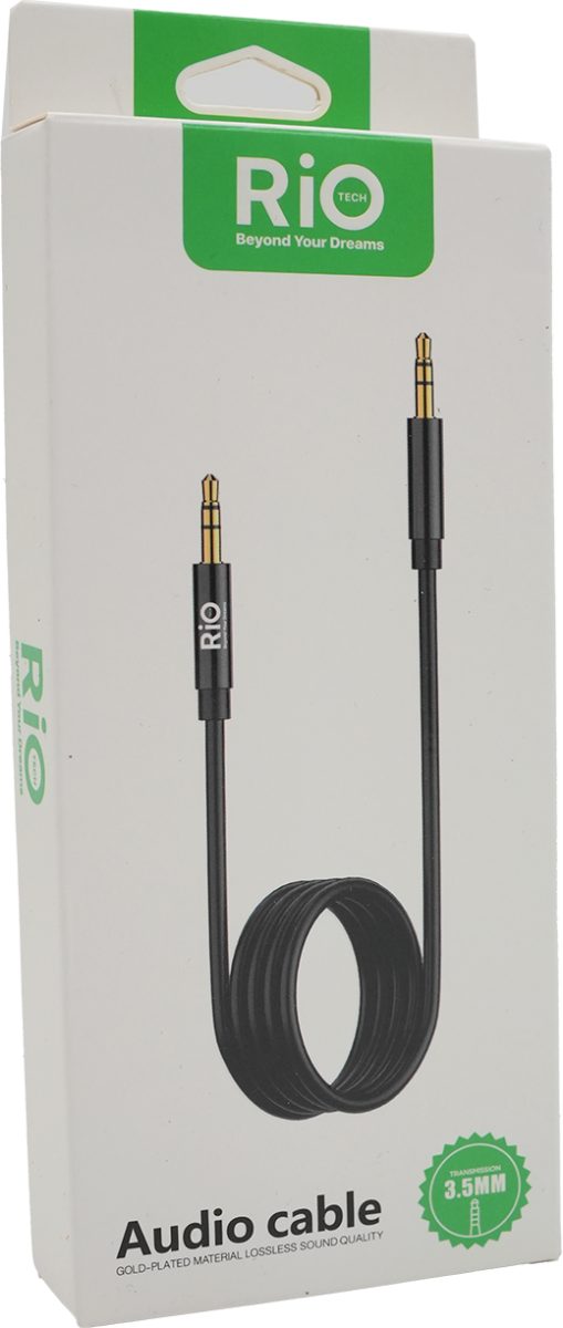 Rio Tech 3.5mm Audio Kablosu Siyah