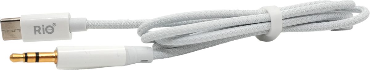 Rio Tech 3.5mm to Type-C Audio Kablo - Yüksek Ses Kalitesi