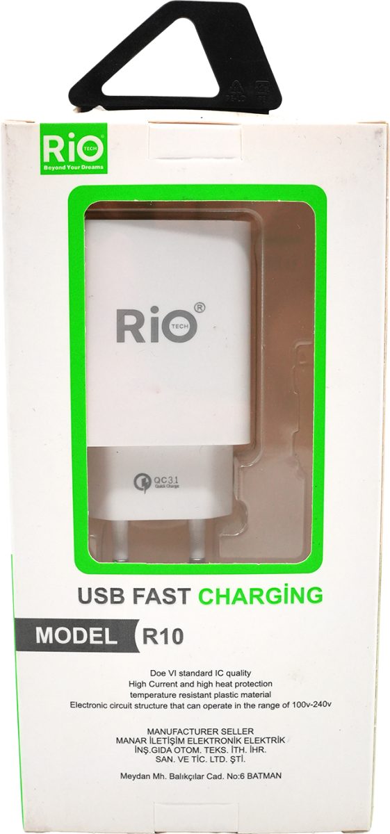 USB şarj adaptörü ve kablo hızlı şarj destekli