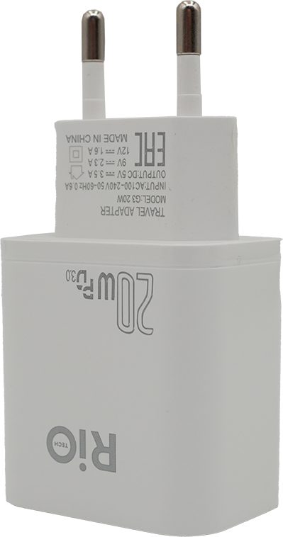 20W Power Delivery USB Hızlı Şarj Adaptörü ve Kablo Seti