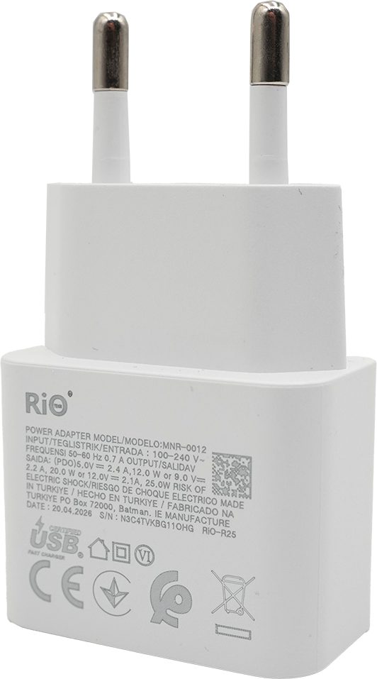 Hızlı Şarj Adaptörü TYPE-C / TYPE-C
