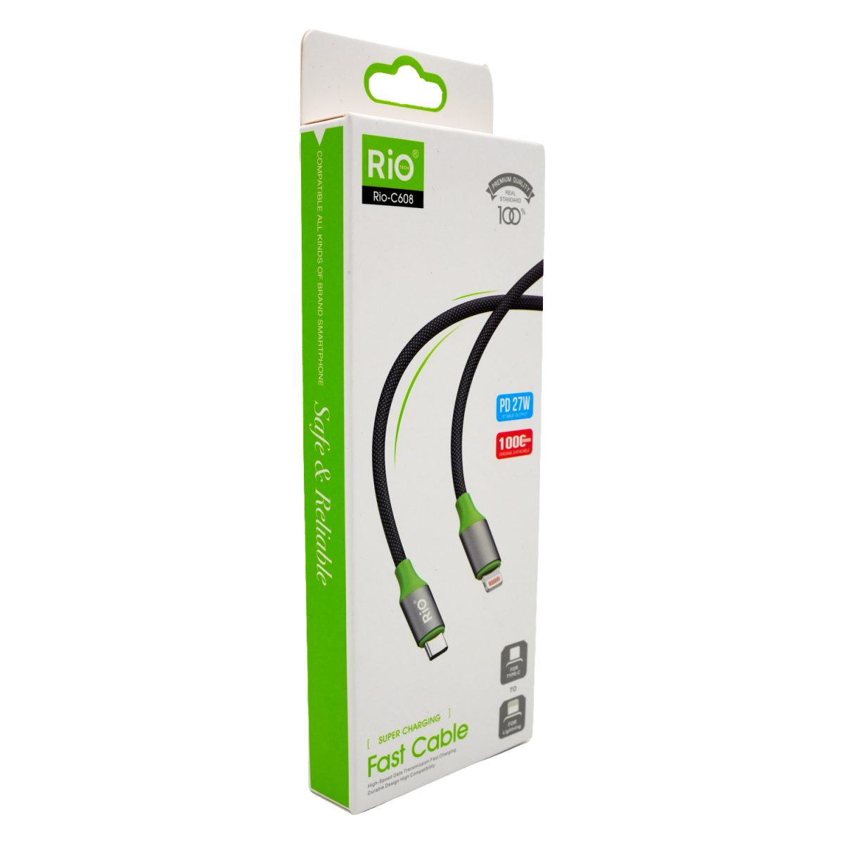 Type-C to Lightning Kablo 1m  27W Hızlı Şarj ve Veri Aktarımı