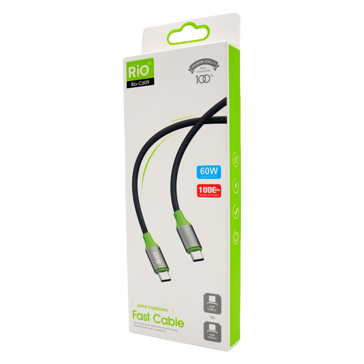 Type-C Kablo 60W Hızlı Şarj ve Data 1 Metre