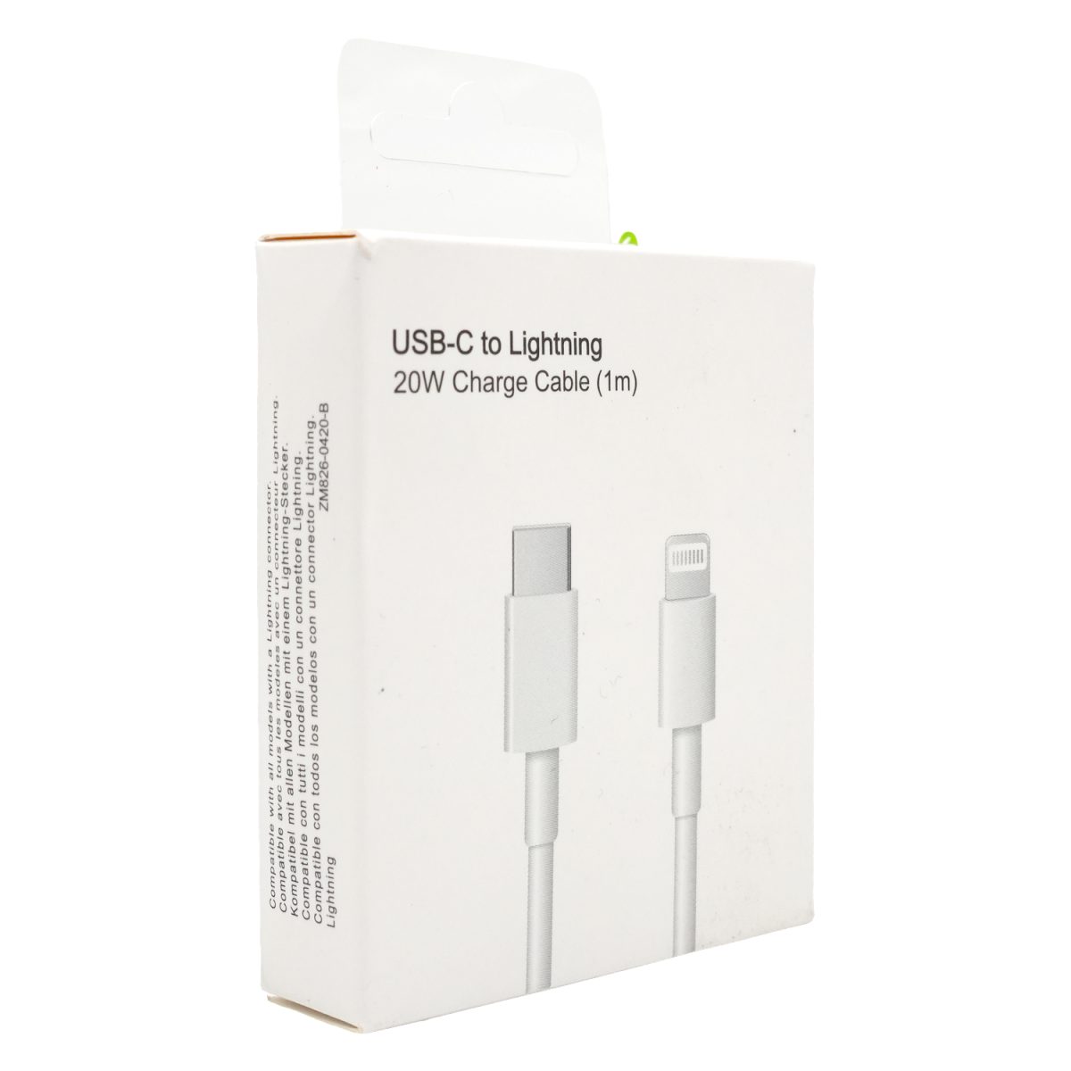 Type-C bağlantılı iPhone hızlı şarj kablosu 20W 1 m