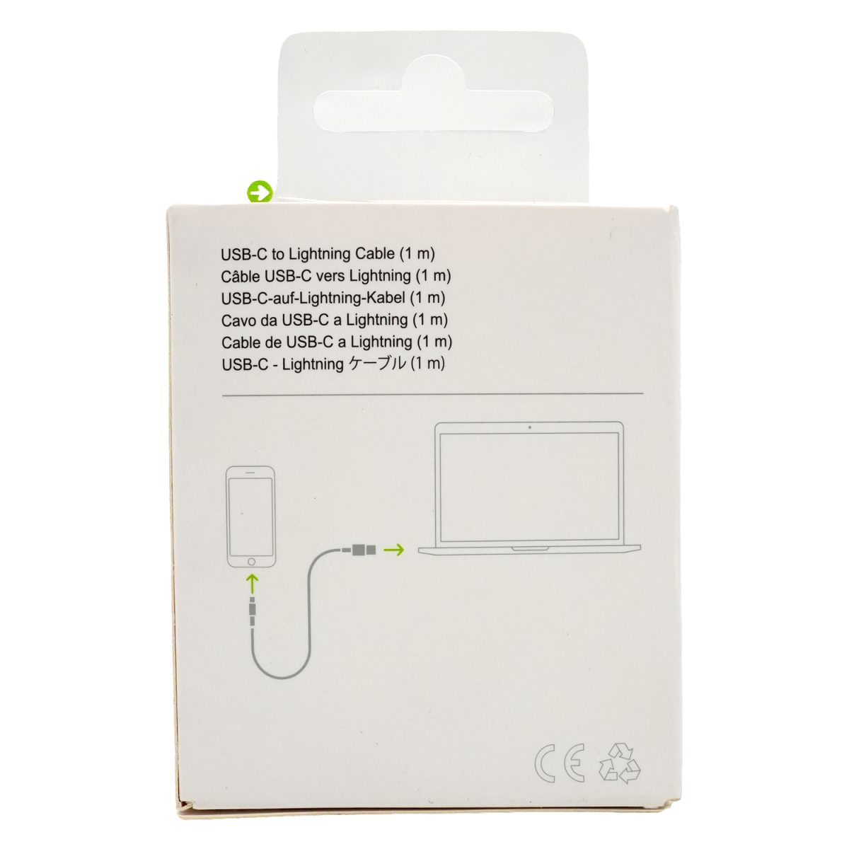 Type-C bağlantılı iPhone hızlı şarj kablosu 20W 1 m