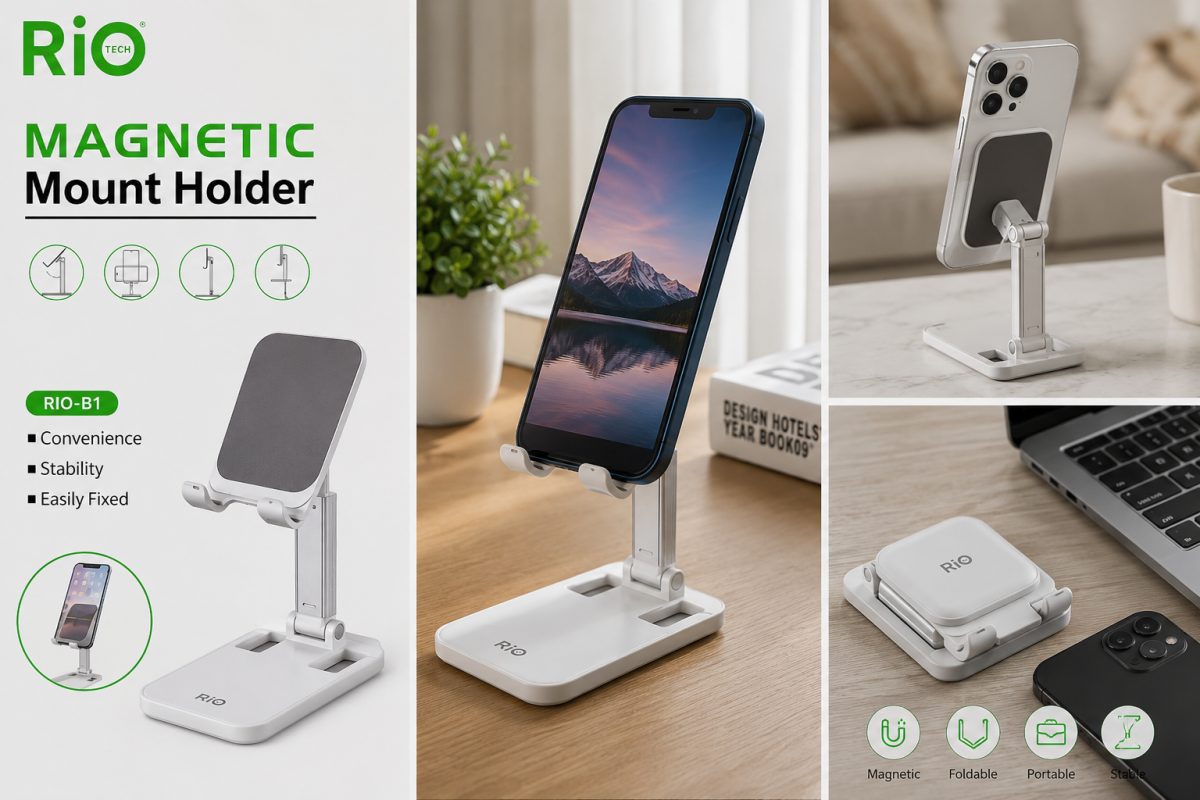 Manyetik Telefon Tutucu Masa Standı Ayarlanabilir ve Stabil