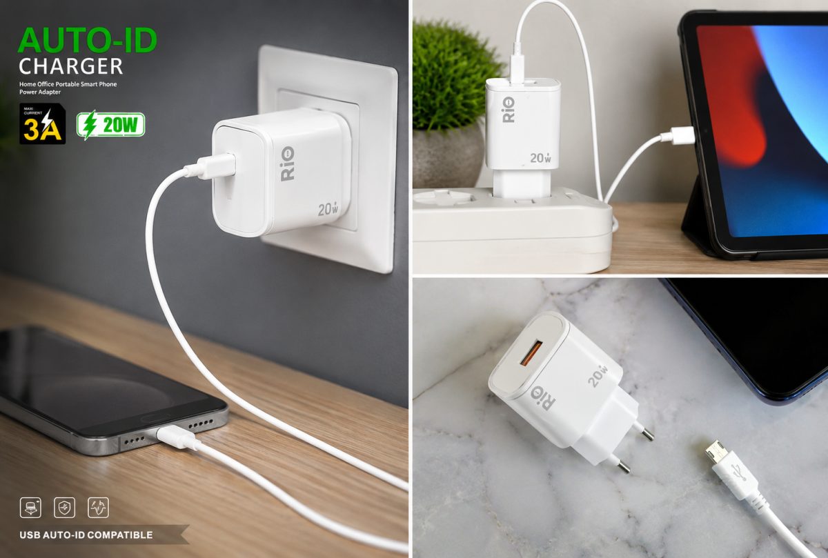 20W Hızlı Şarj USB Adaptör ve Kablo Seti