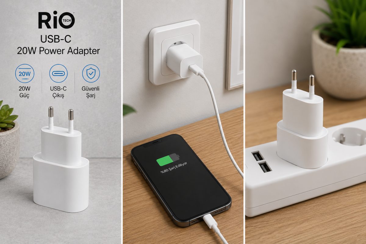 USB-C 20W Power Adapter Hızlı Şarj Cihazı
