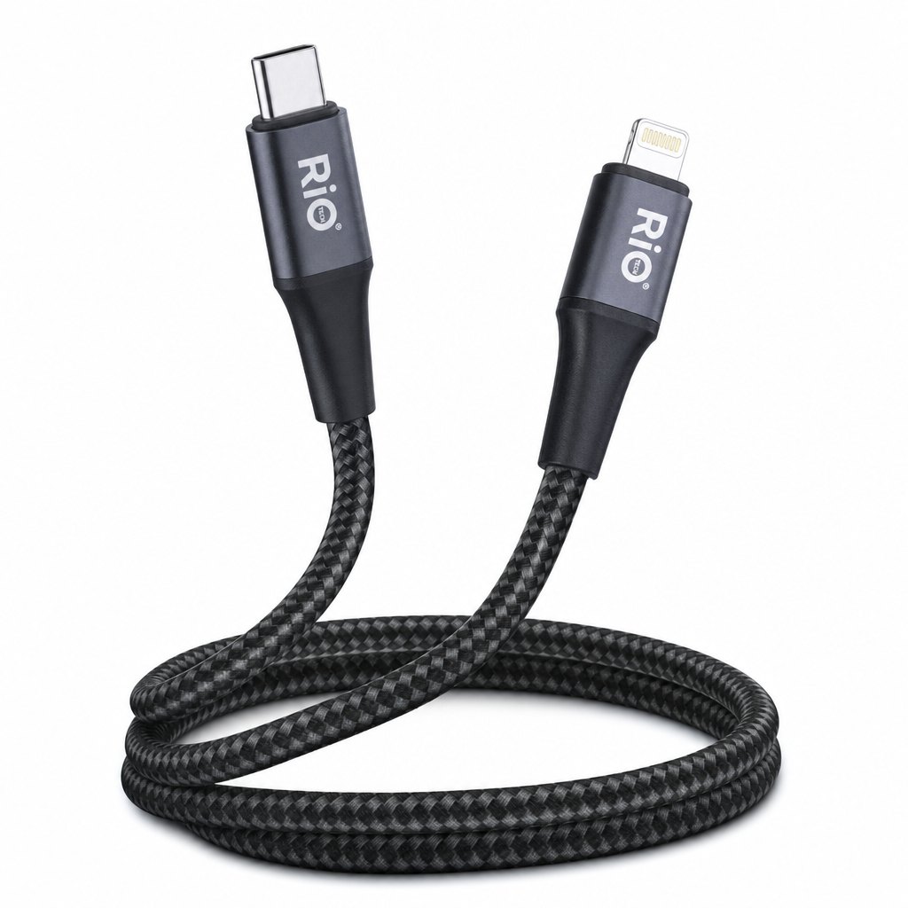 Hızlı Şarj  Type-C - Lightning Kablo 18W PD Destekli Naylon Örgülü