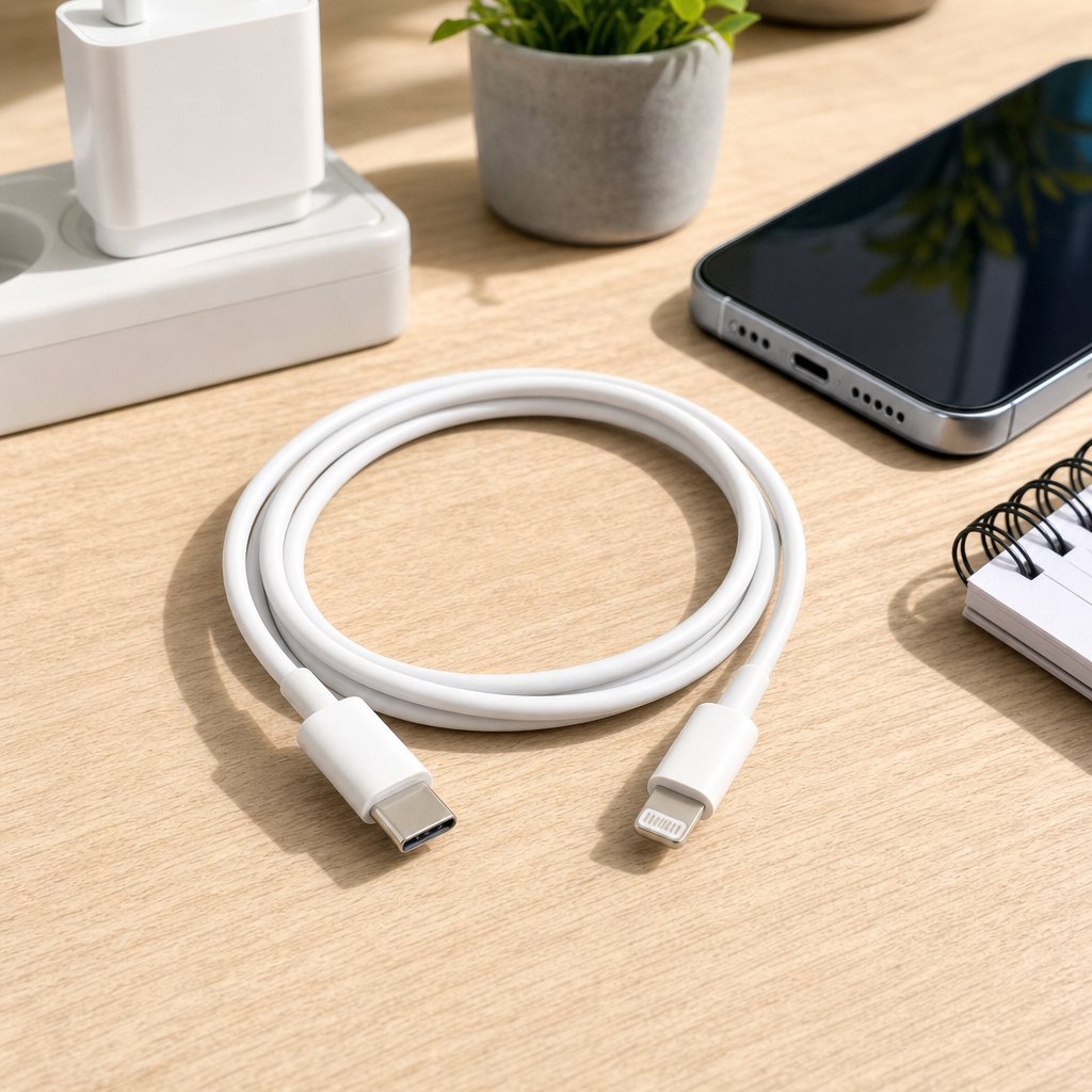 Type-C bağlantılı iPhone hızlı şarj kablosu 20W 1 m