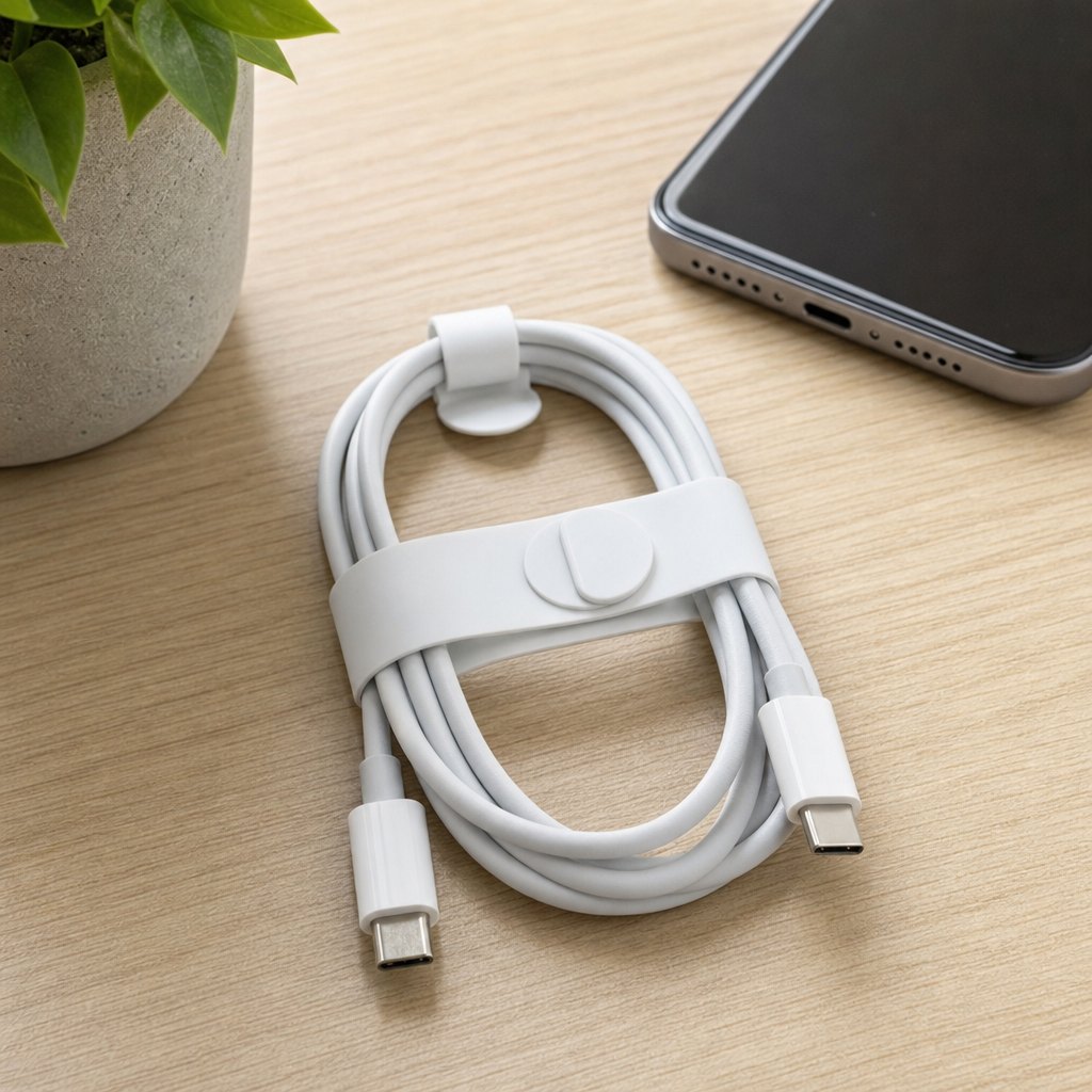 Apple USB-C 60W 1 Metre Şarj Kablosu iPhone 16 Pro Max Hızlı Şarj