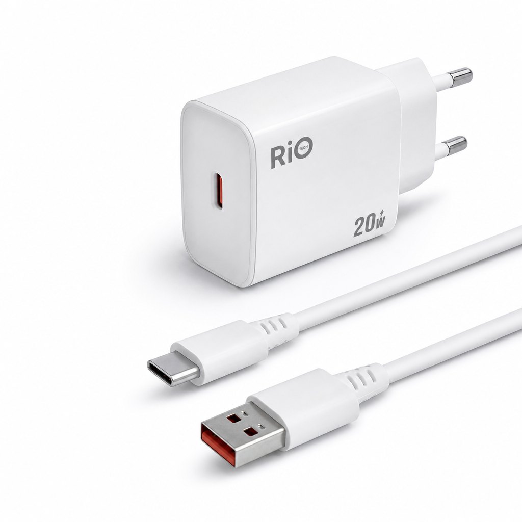 Hızlı Şarj Adaptörü ve USB-C Kablosu