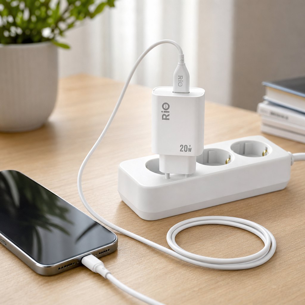 Hızlı Şarj Adaptörü ve USB-C Kablosu