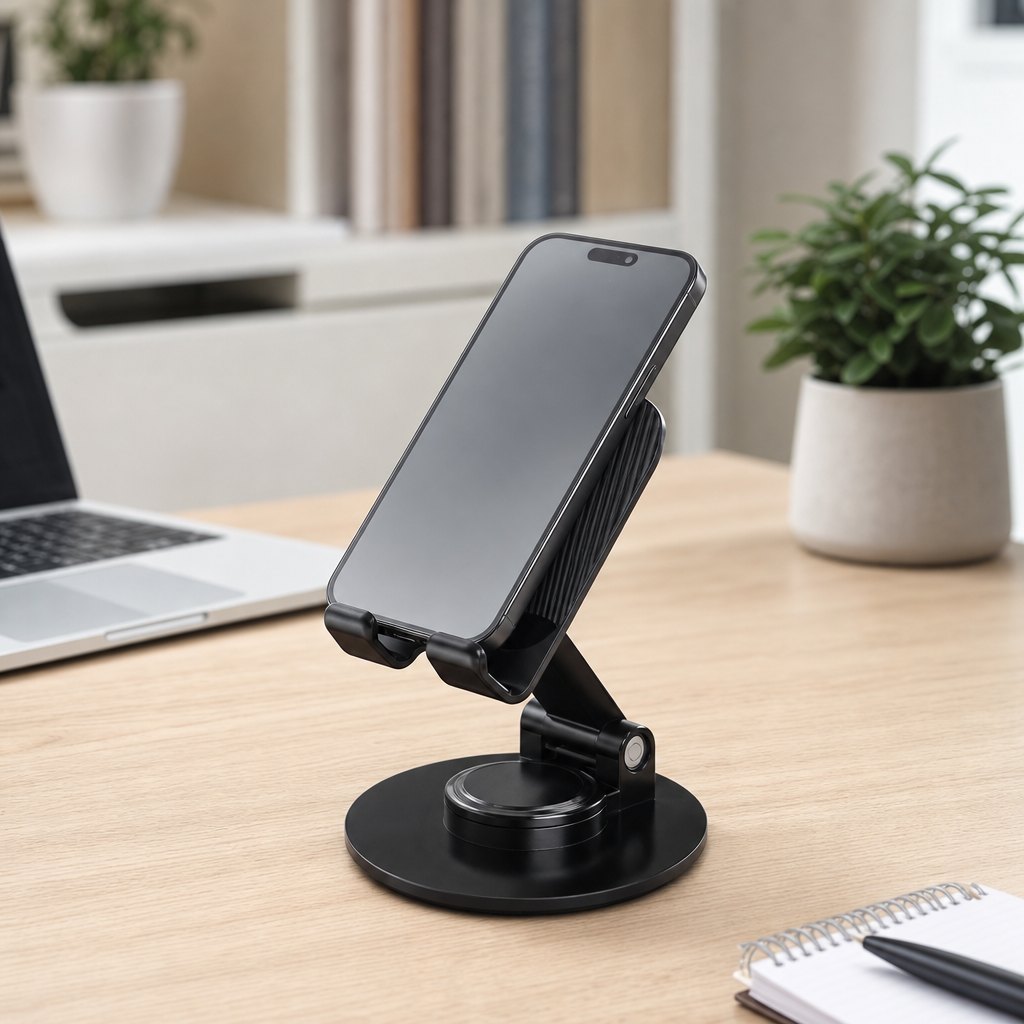 Masaüstü Telefon Tutucu Çok Fonksiyonlu 180° Ayarlanabilir Model
