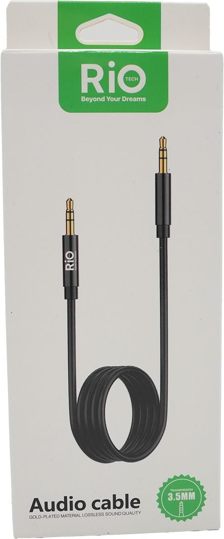 Rio Tech 3.5mm Audio Kablosu Siyah