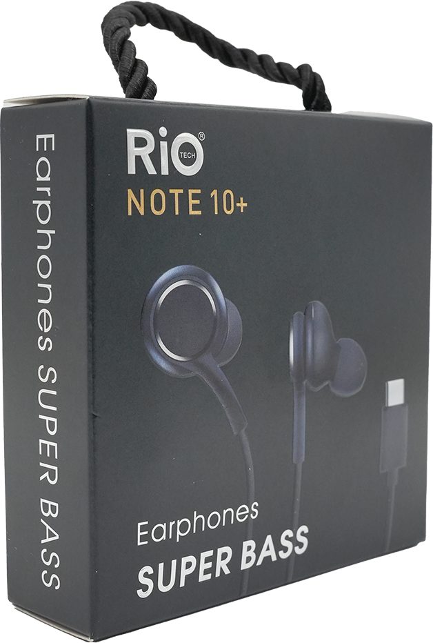 Rio Tech Note 10+ Super Bass Kulak İçi Kulaklık - Yüksek Ses Kalitesi