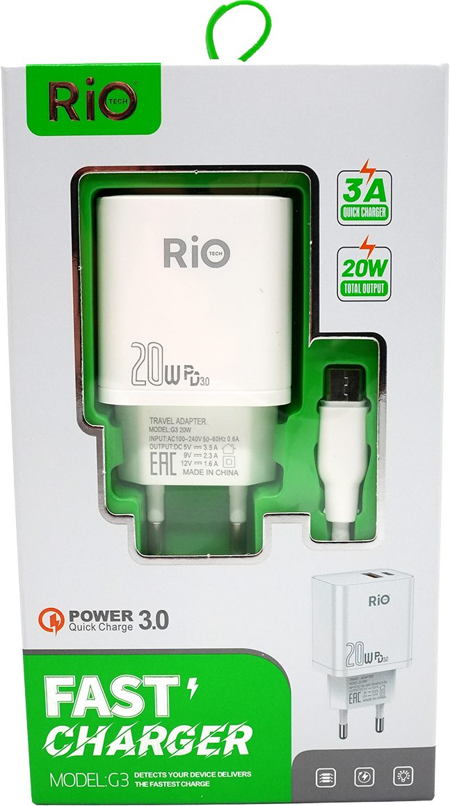 20W Power Delivery USB Hızlı Şarj Adaptörü ve Kablo Seti