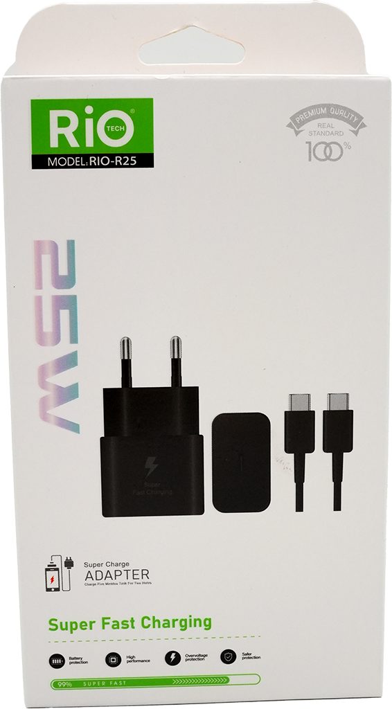 25W Hızlı Şarj Adaptörü ve TYPE-C Kablo Seti