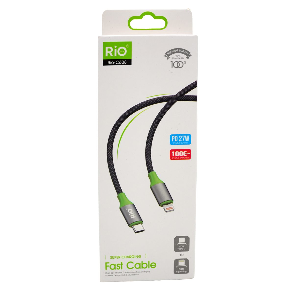 Type-C to Lightning Kablo 1m  27W Hızlı Şarj ve Veri Aktarımı
