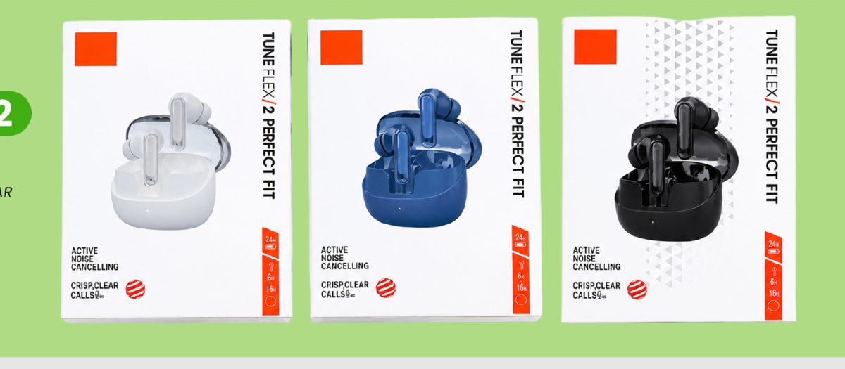 Tune Flex 2 Perfect Fit Kablosuz Kulaklıklar - Aktif Gürültü Engelleme ve Net Çağrılar