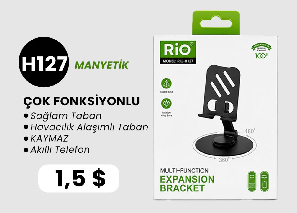 H127 Manyetik Çok Fonksiyonlu Akıllı Telefon Standı